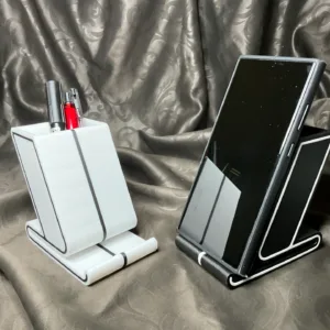 Phone Stand with Pencil Holder