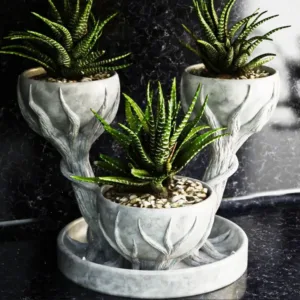 Three Cups Flower Pot