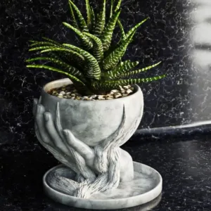 Simple Roots Hand Vase – Elegant Minimalist Planter