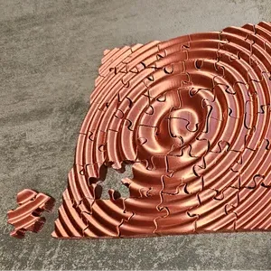 Shiny waves 3D puzzle