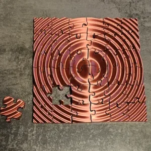 Shiny waves 3D puzzle