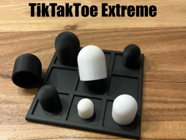 Tic-Tac-Toe Stacking Game